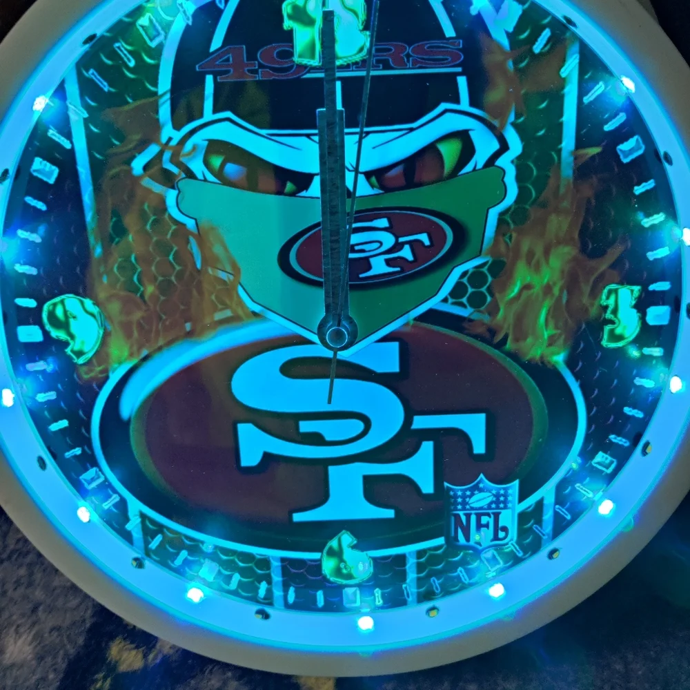 49ers led clock